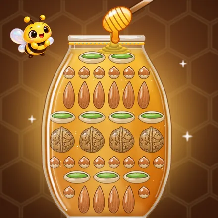 Jar Packer: Nut & Honey Puzzle icon